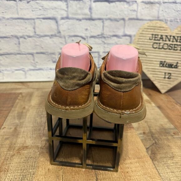 Vintage Camper Shoes, Leather Shoes, Hand Stitched Shoes, EU 39